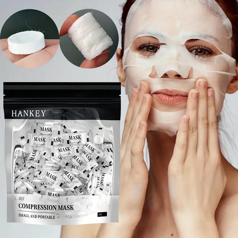 **100PCS Disposable Compressed - Face Mask Skincare review and price