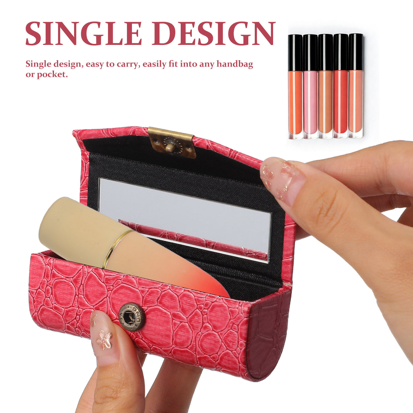 PU Lipstick Case Small Lipstic - Lip Balm review and price