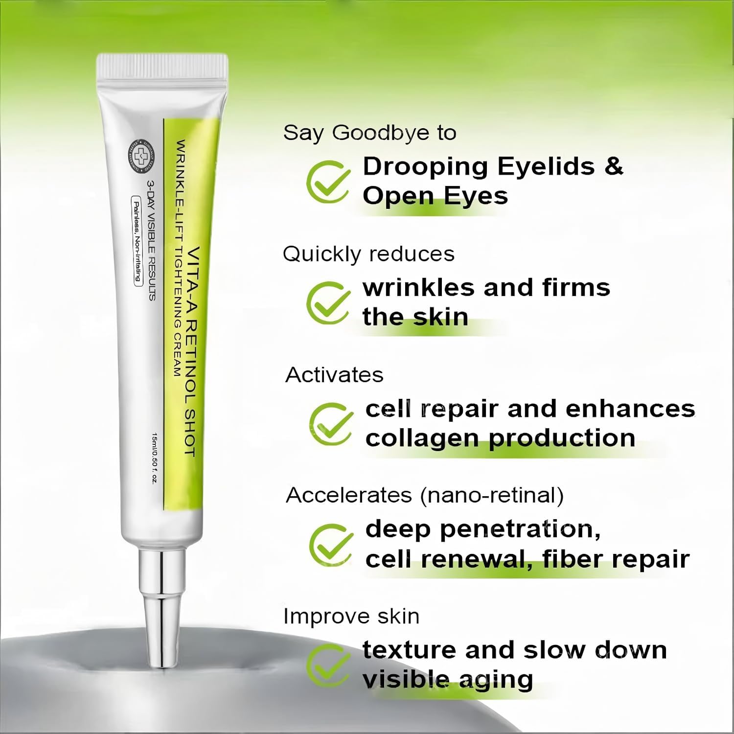 Retinol Shot Eye Face Cream Ey - Retinol Cream review and price