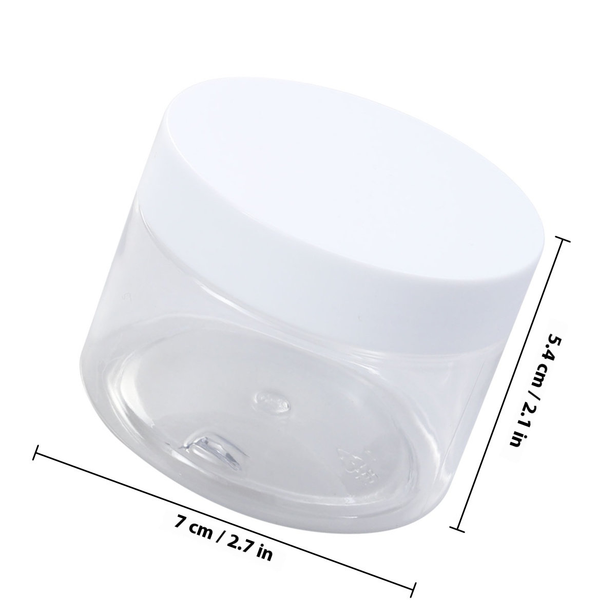 12Pcs Clear Plastic Wide-Mouth - Body Lotion review and price