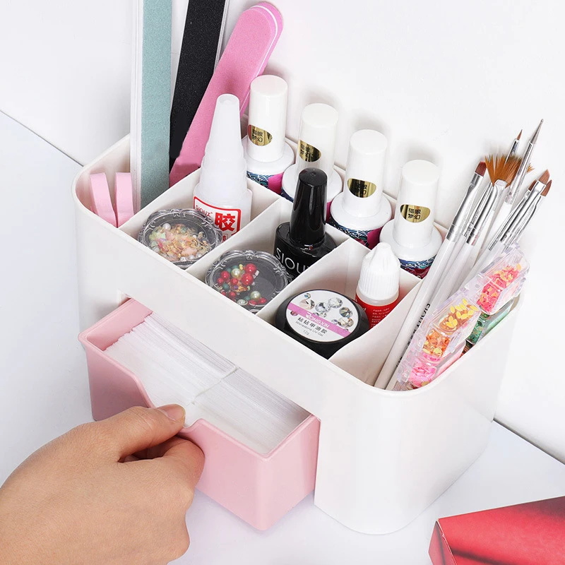 Nail Art Organizer Desktop Dra - Lip Balm review and price